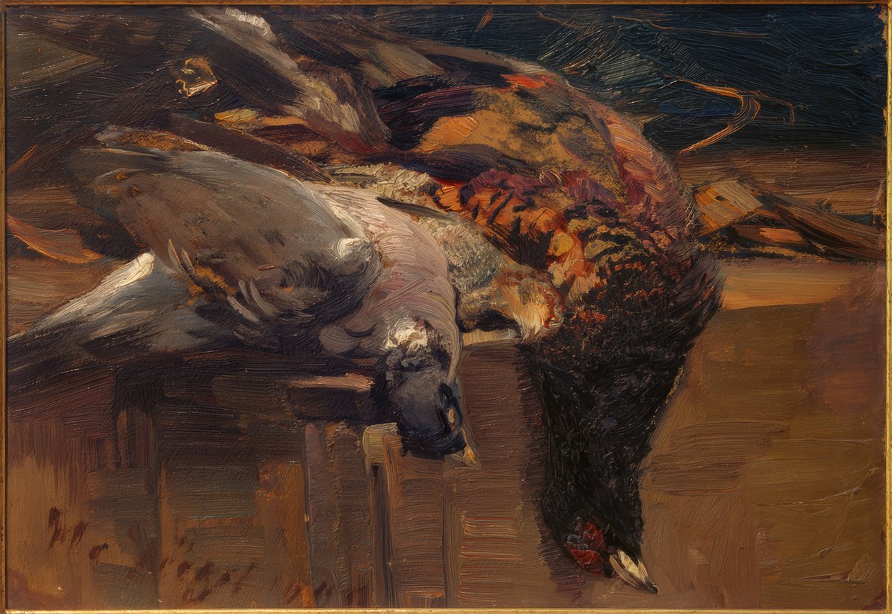Dödade fågelvilt av Heinrich von Zügel