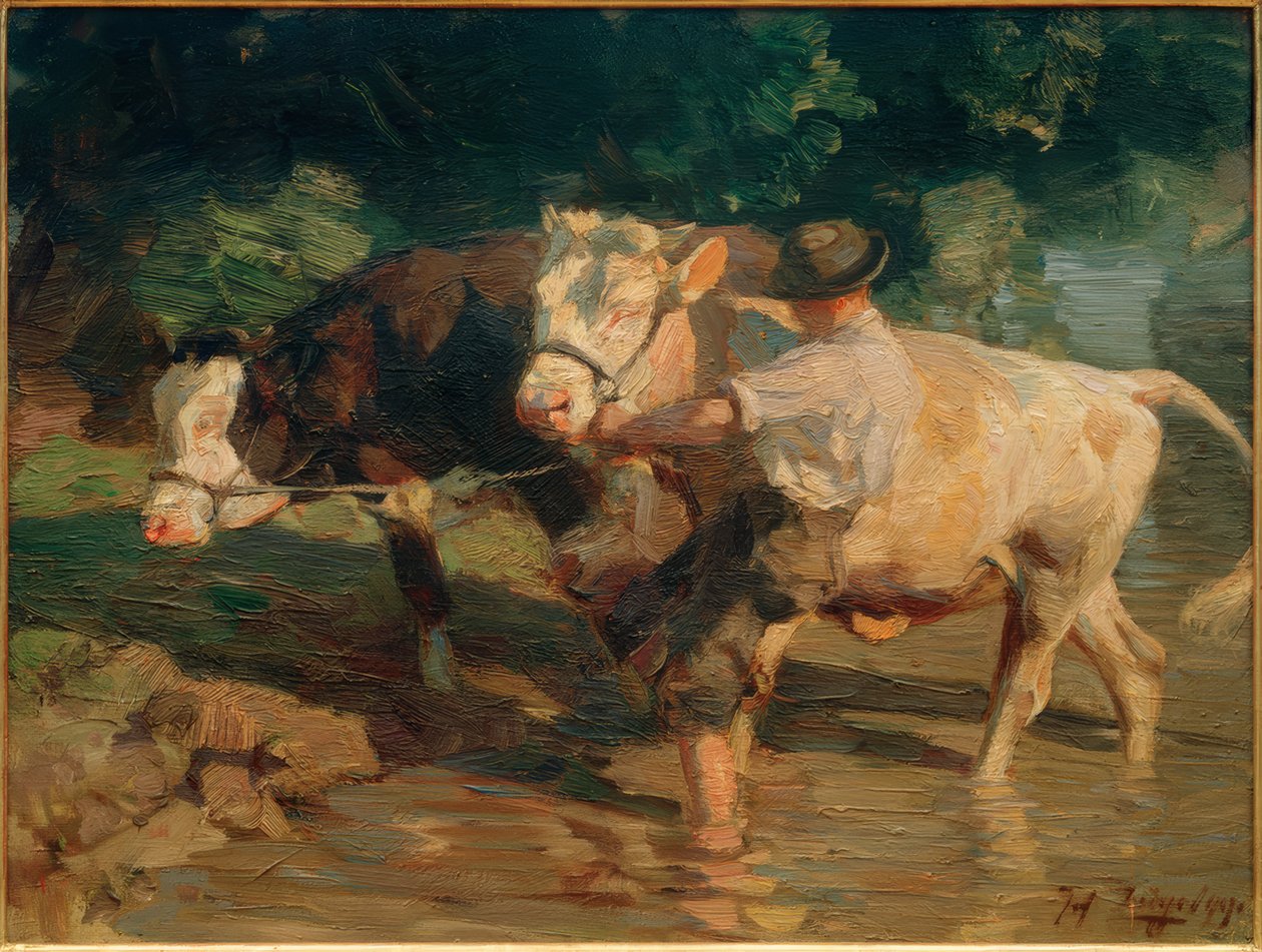 Helvete och svart ruta av Heinrich von Zügel