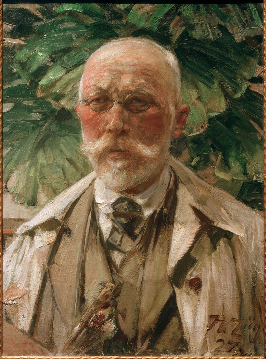Självporträtt av Heinrich von Zügel