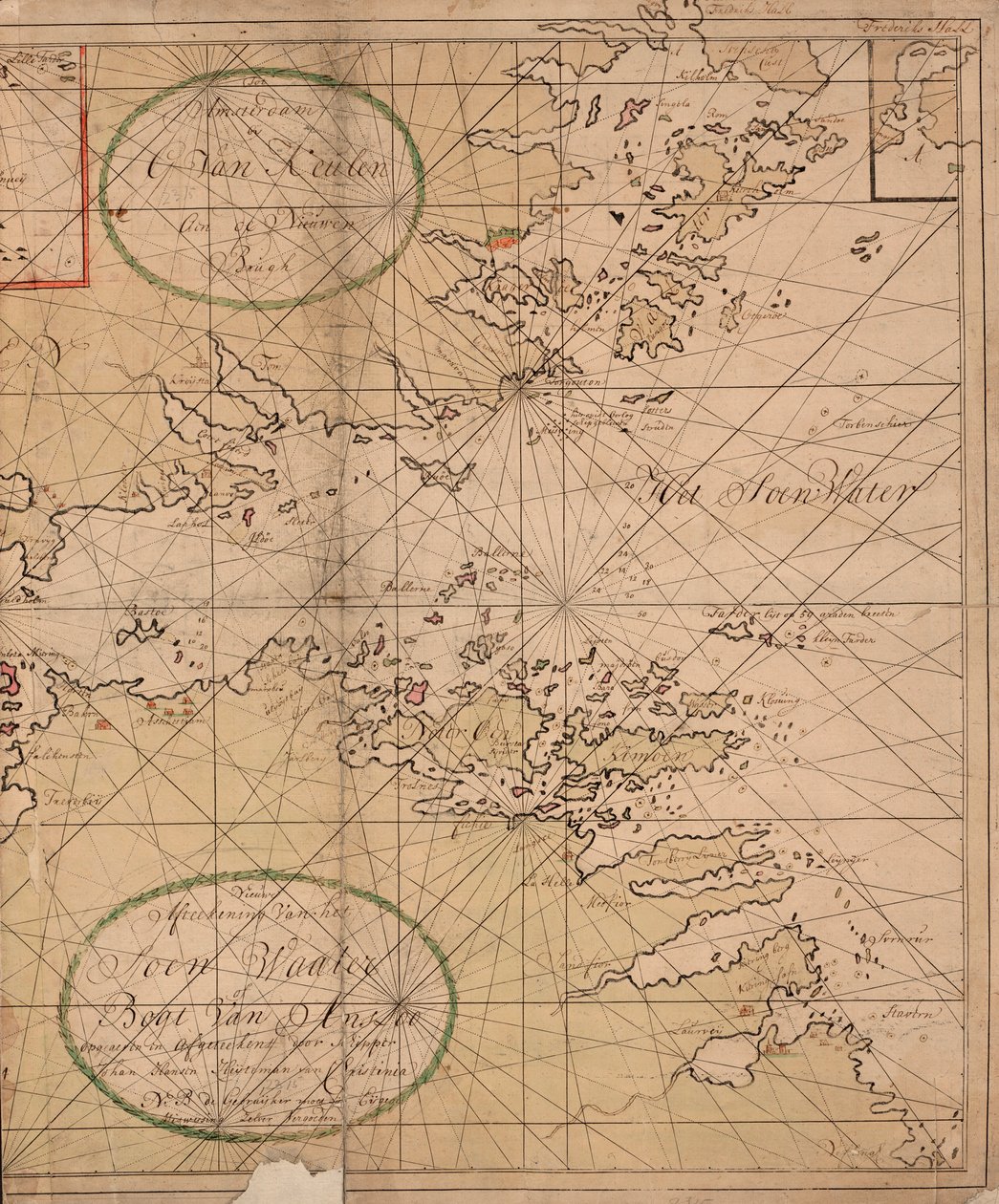 Afteckning af het Waterbogt van Anslo, av J.H. Heytenaun från Christiania av Heitman
