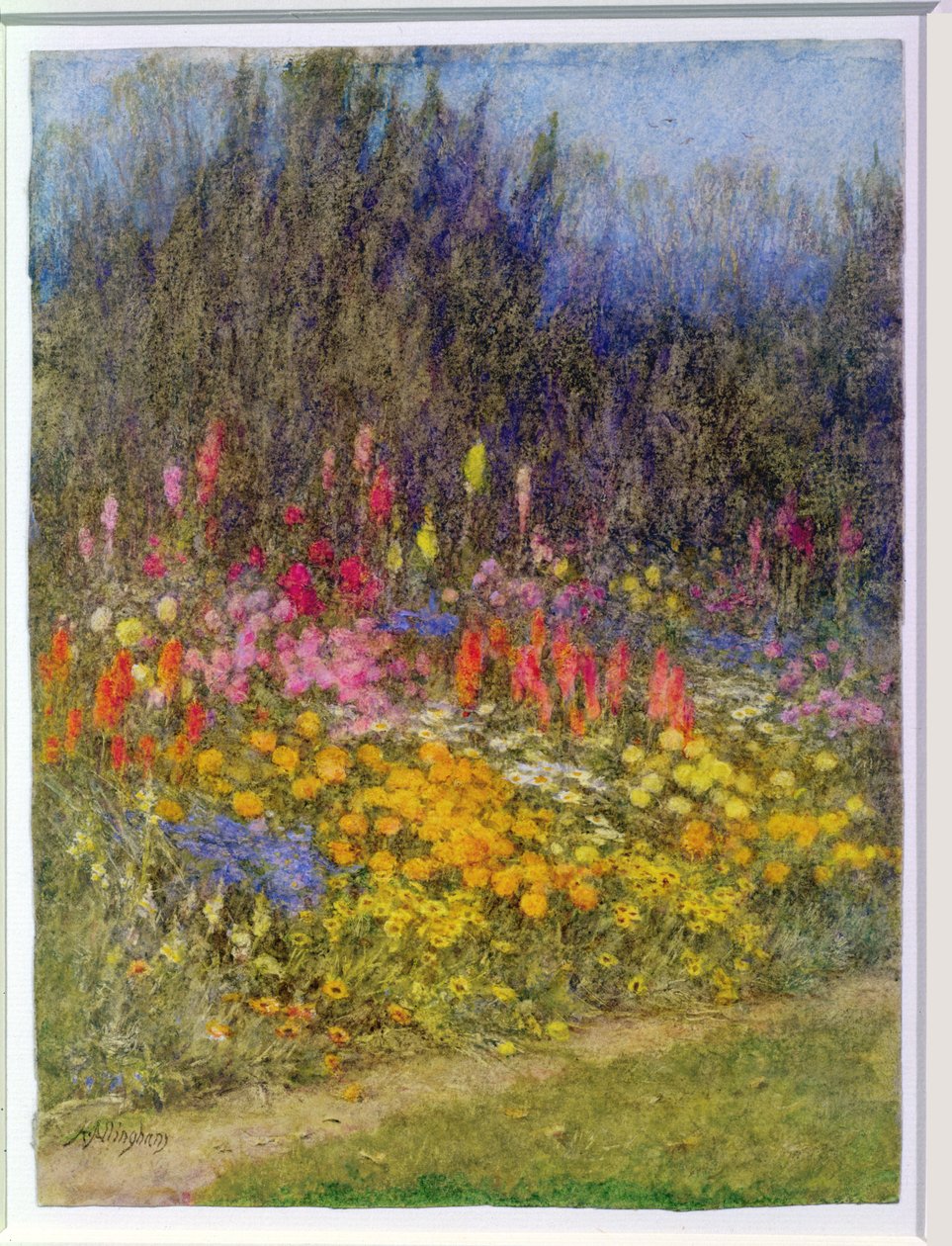 Lite höstgräns av Helen Allingham