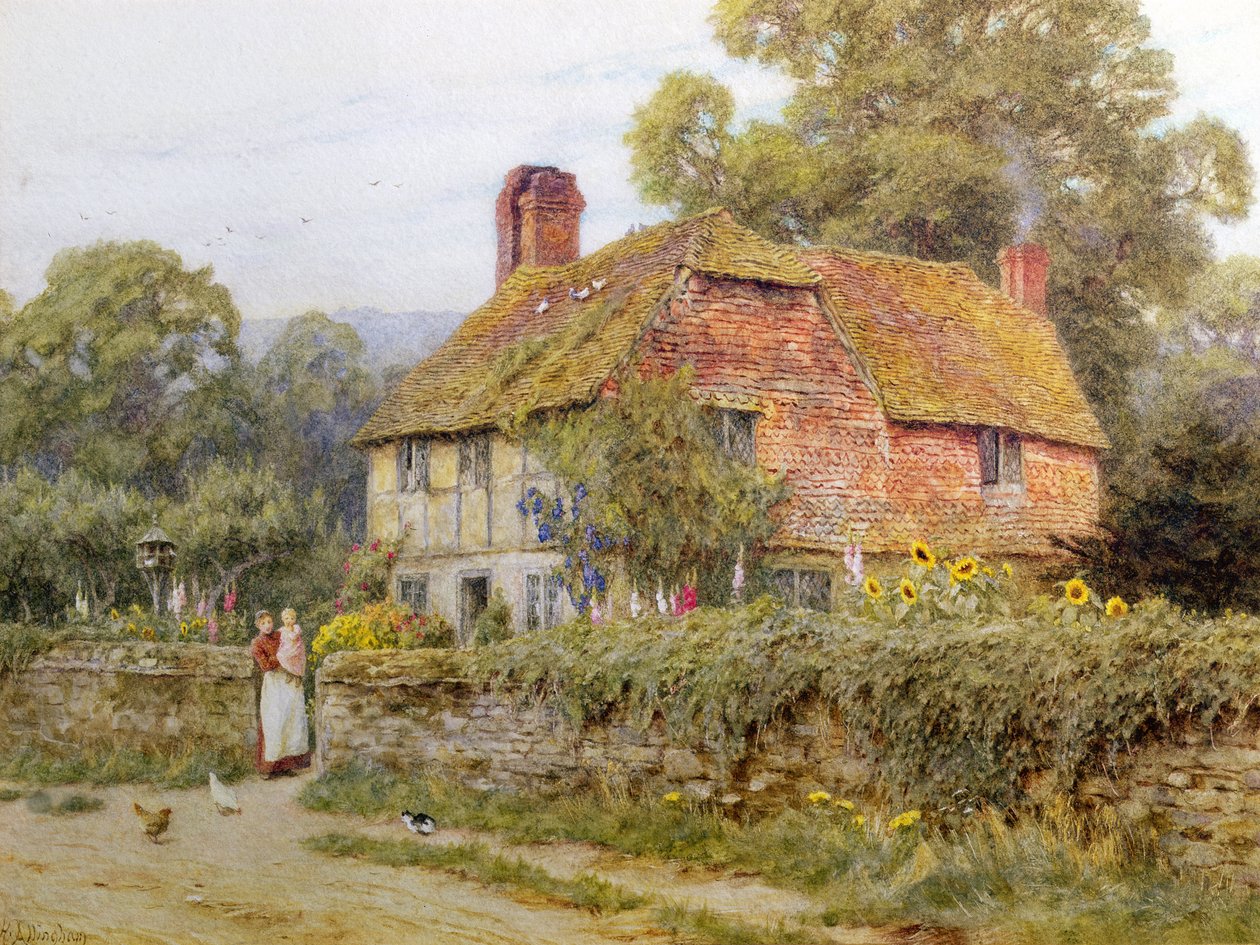 En Surrey Cottage av Helen Allingham
