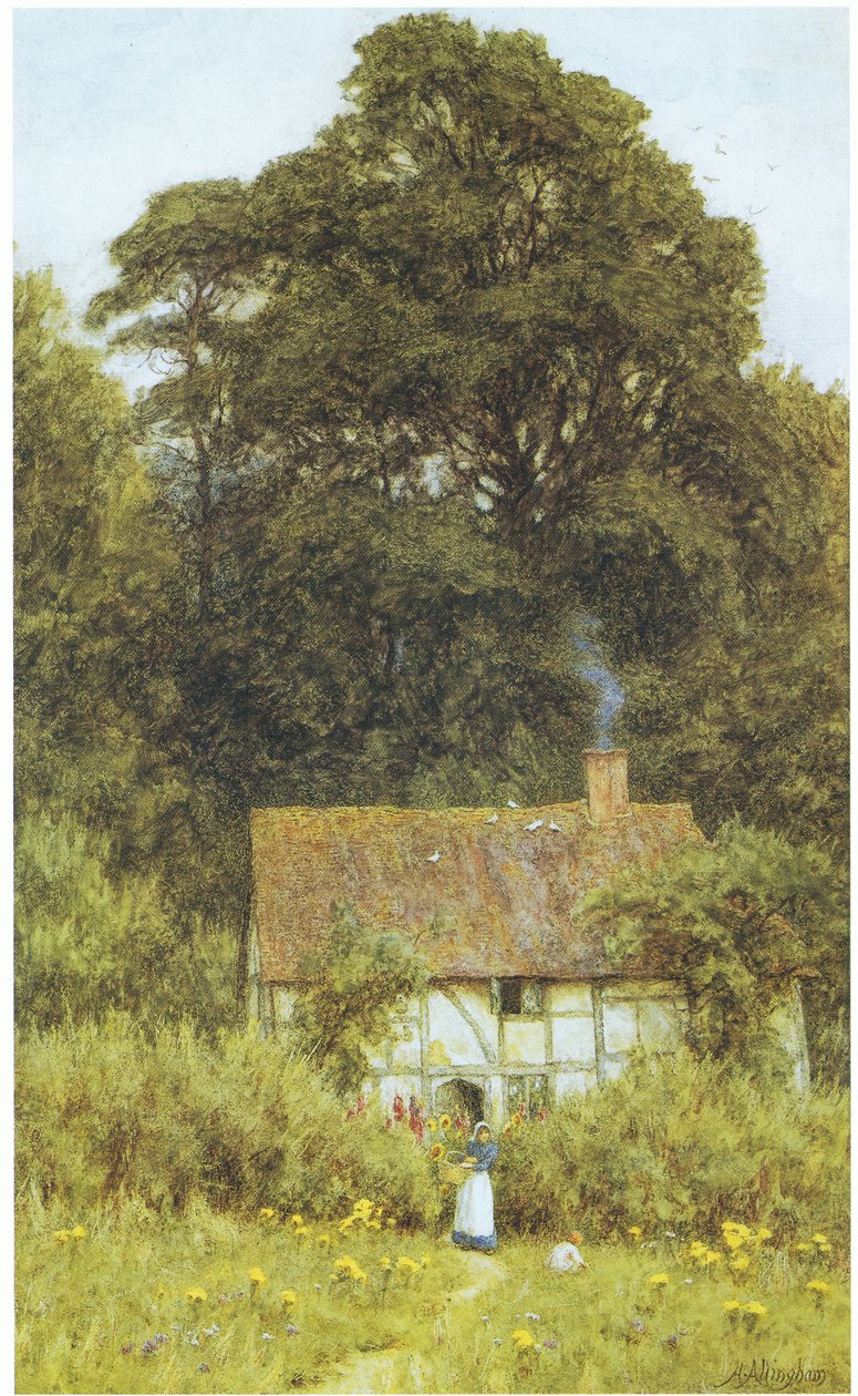 Stuga vid Brook, nära Witley av Helen Allingham