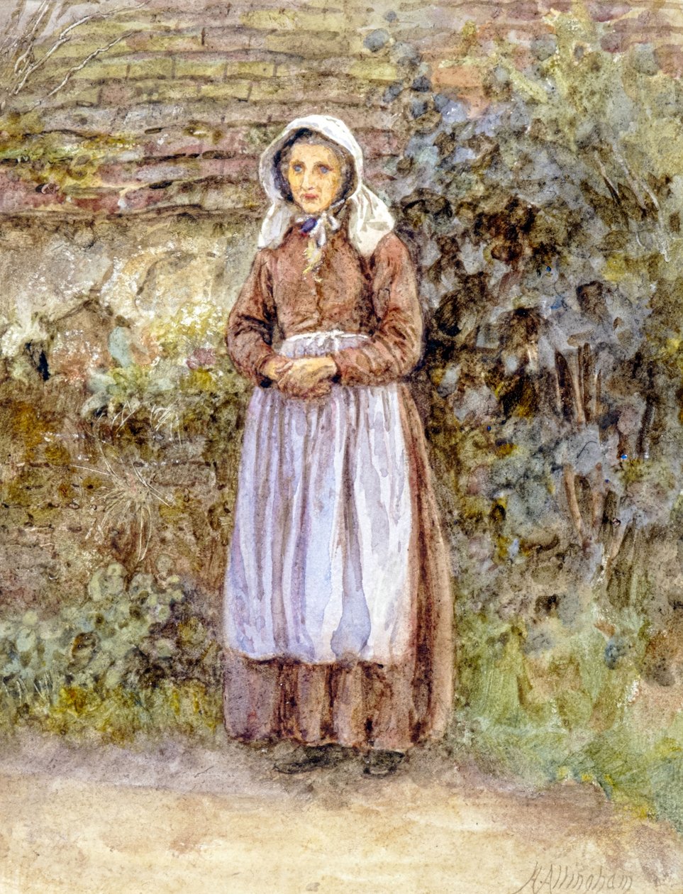 En bonde från Witley (akvarell) av Helen Allingham