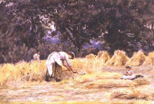 Skörd av Helen Allingham