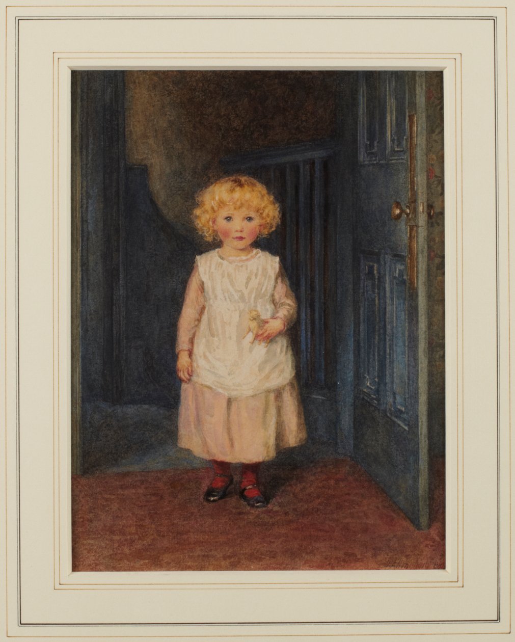 Henry Allingham, 3 år (akvarell på papper) av Helen Allingham