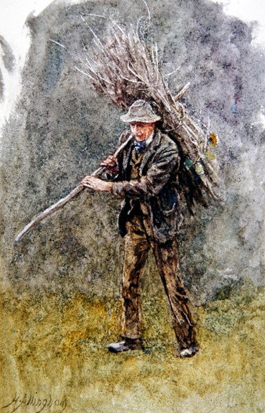 Master Hardy, trädgårdsmästare på Witley av Helen Allingham