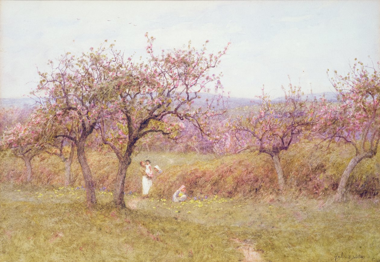 Vår i Dorset av Helen Allingham