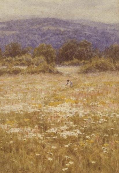 Sommarblommor av Helen Allingham