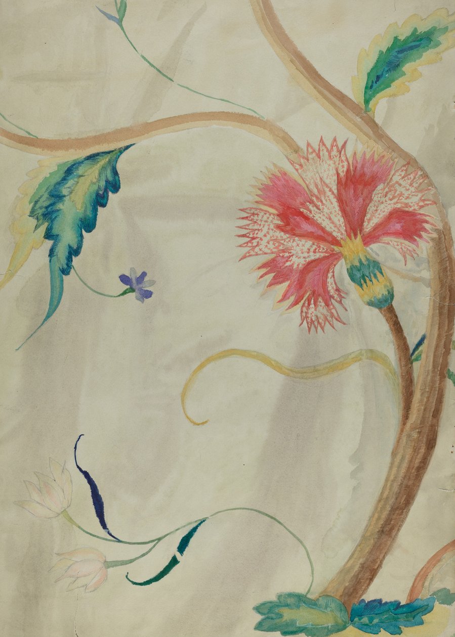 Crewel broderi av Helen D. Bashian