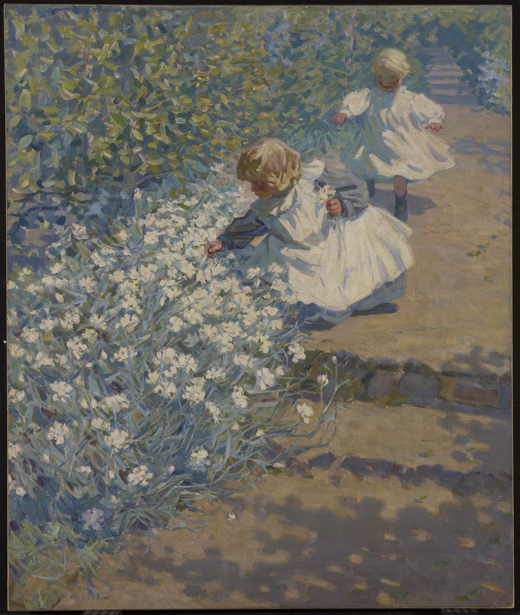 Plocka blommor, ca 1912 av Helen Galloway McNicholl