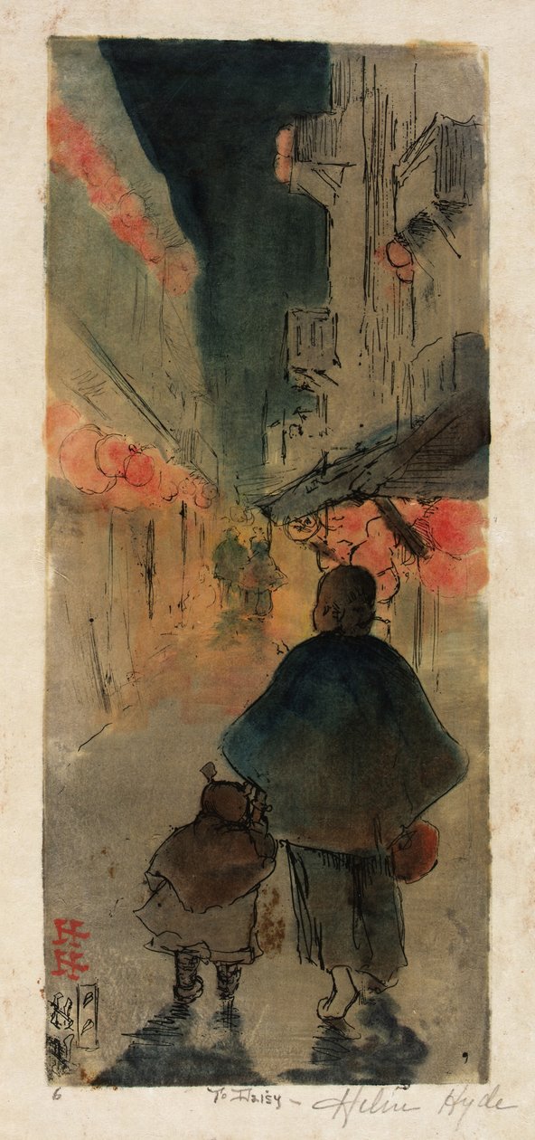 Gränd i Chinatown av Helen Hyde