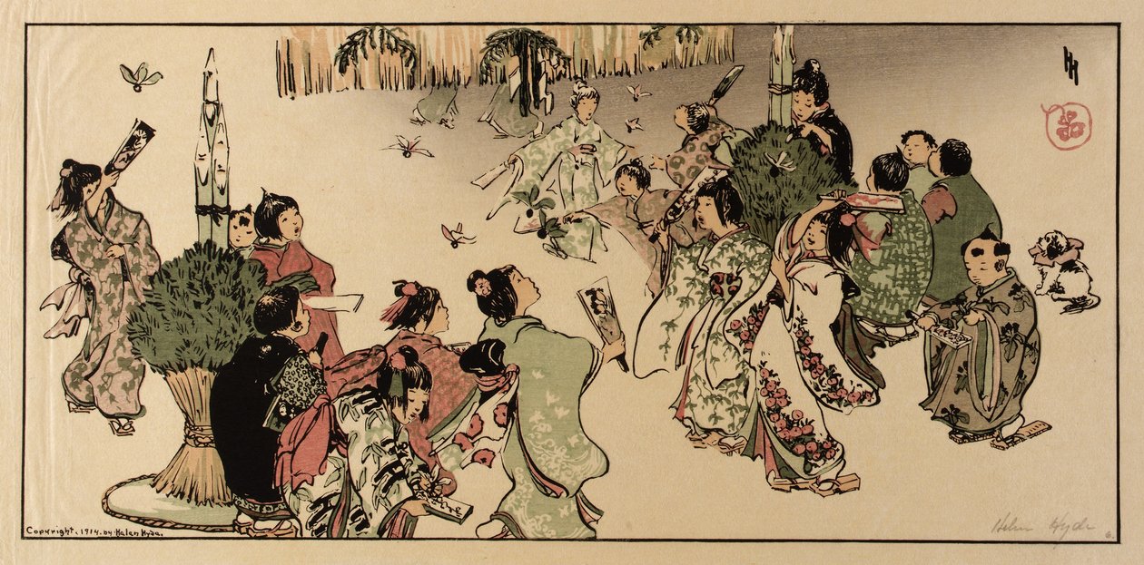 Nyårsdagen i Tokyo av Helen Hyde