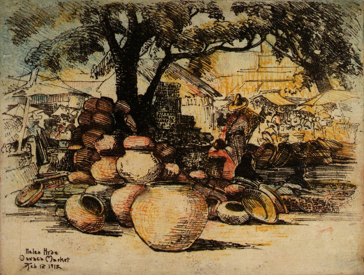 Oaxaca marknad av Helen Hyde