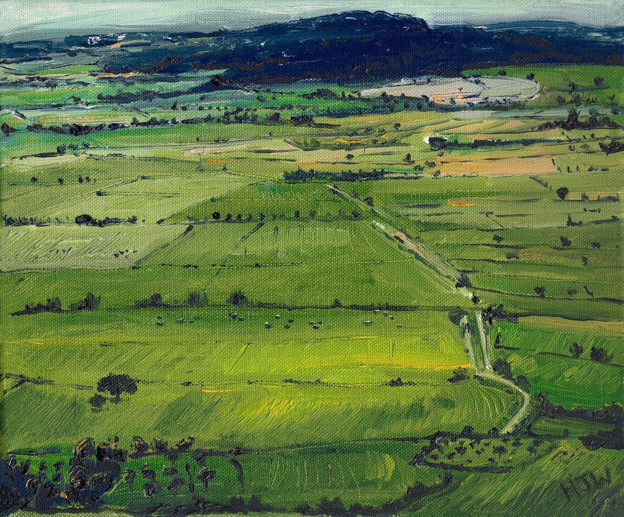 Utsikt från Tor I, 2008 av Helen White