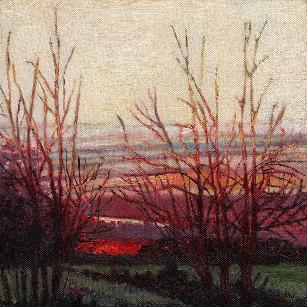 Winters light, 2012, av Helen White