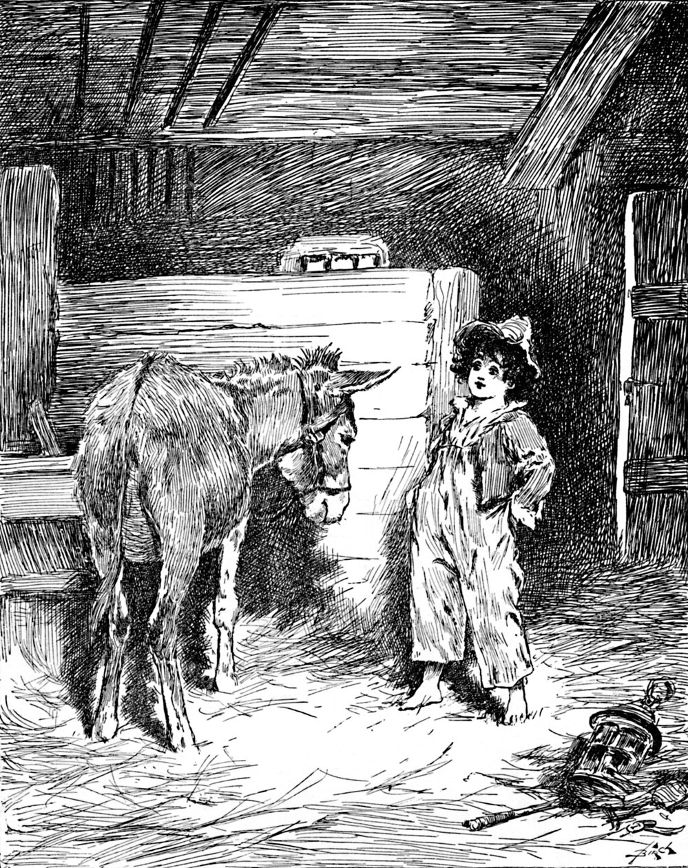 Piccino och hans vän Åsnan, c1900 av Helena J. Maguire