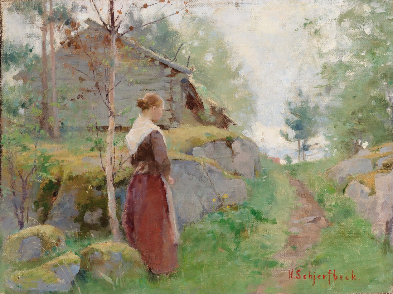 Flickan från Barösund av Helene Schjerfbeck