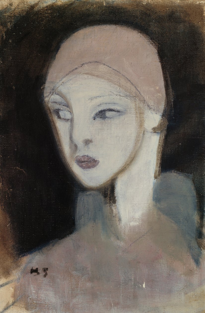 Flicka från öarna, 1929. av Helene Schjerfbeck
