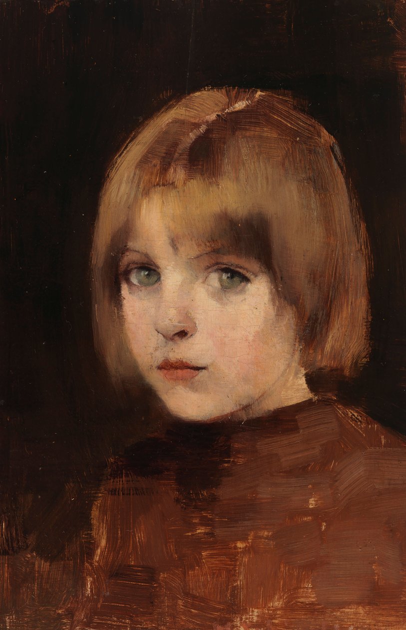 En flickas huvud av Helene Schjerfbeck
