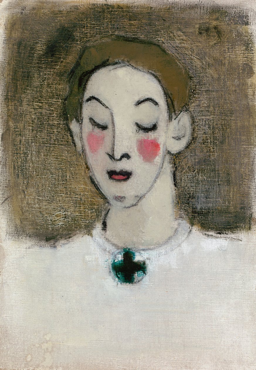 Sjuksköterska I (Kaija Lahtinen) av Helene Schjerfbeck