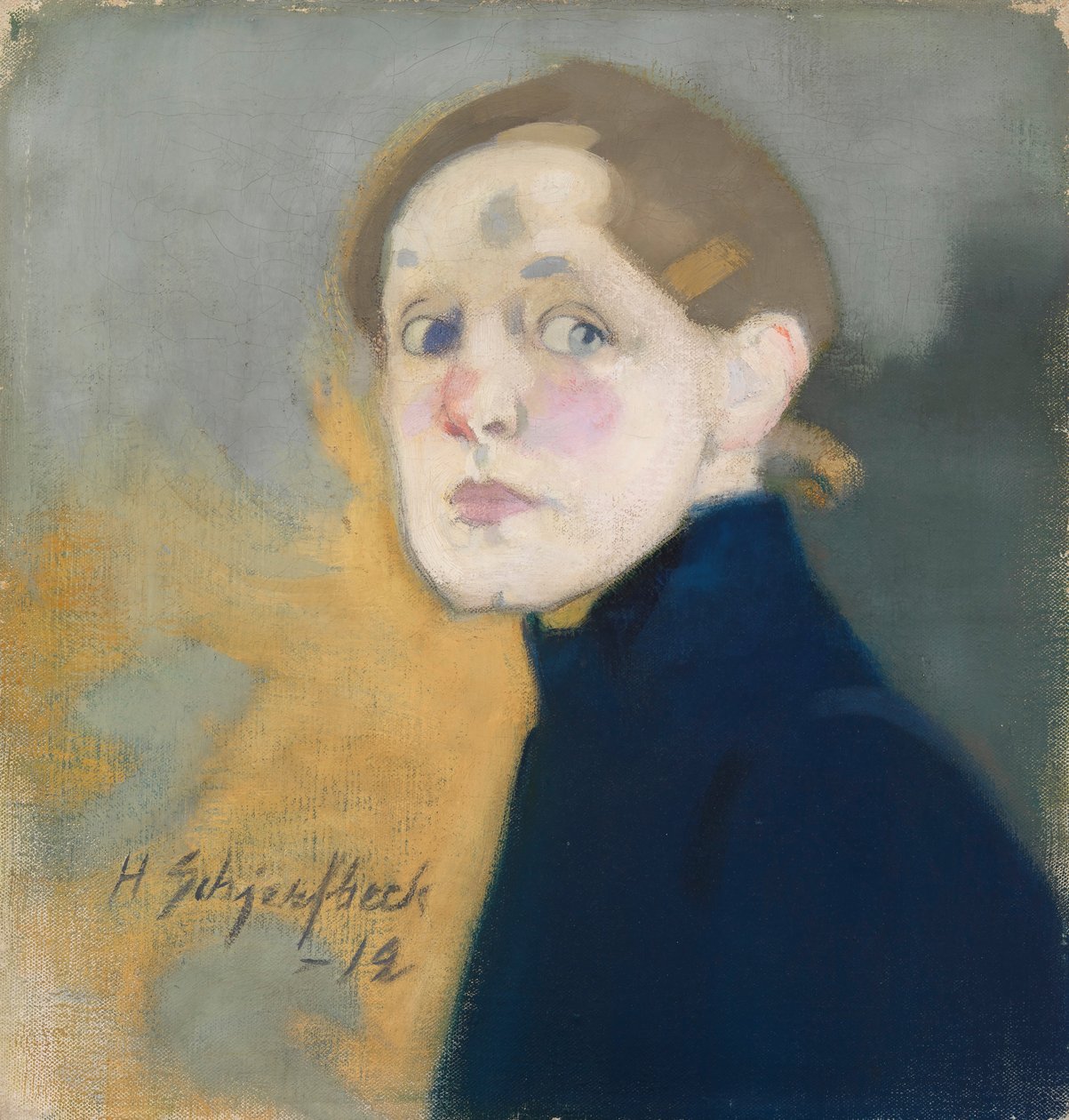 Självporträtt, 1912. av Helene Schjerfbeck