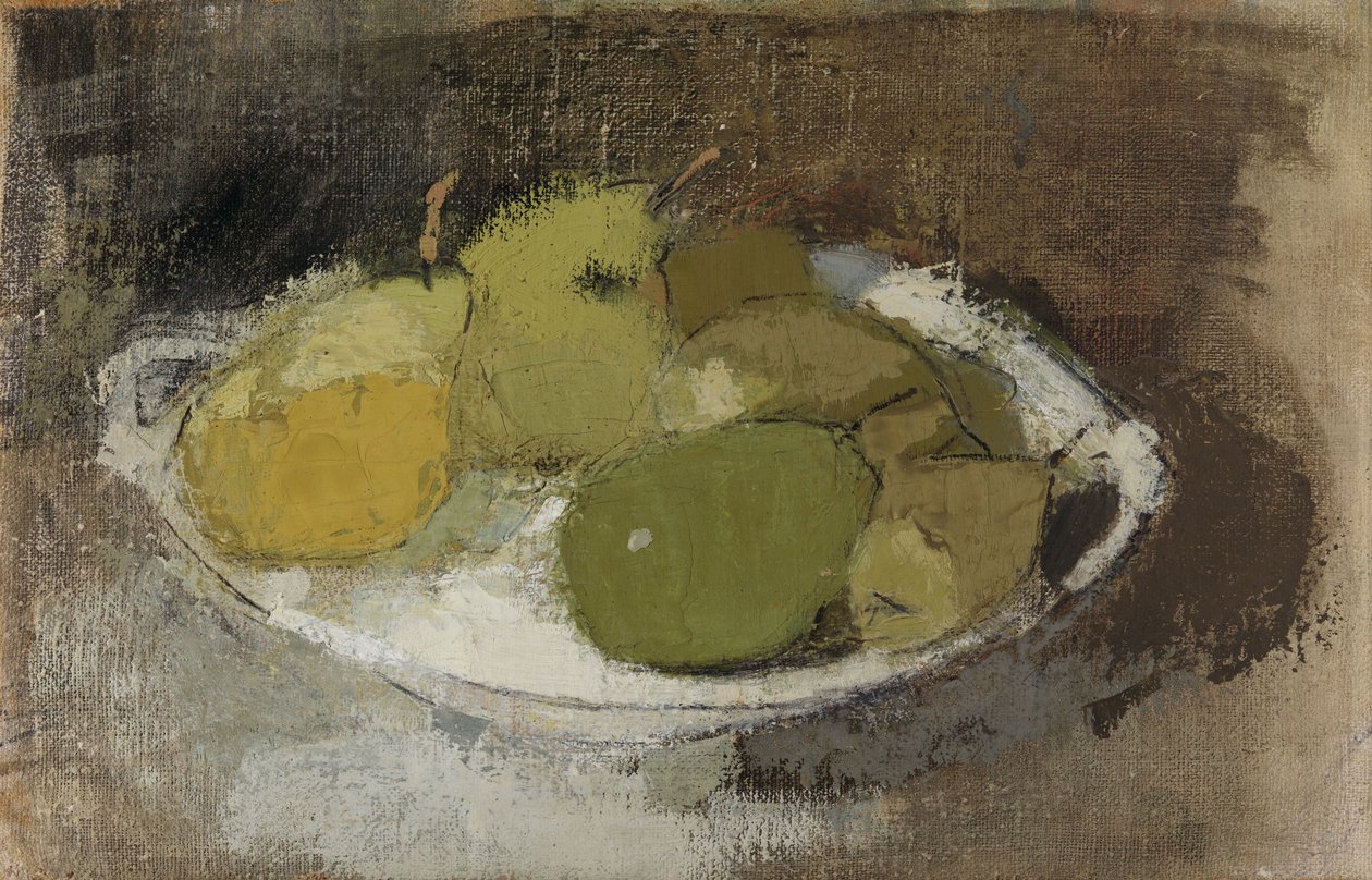 Stilleben i grönt av Helene Schjerfbeck