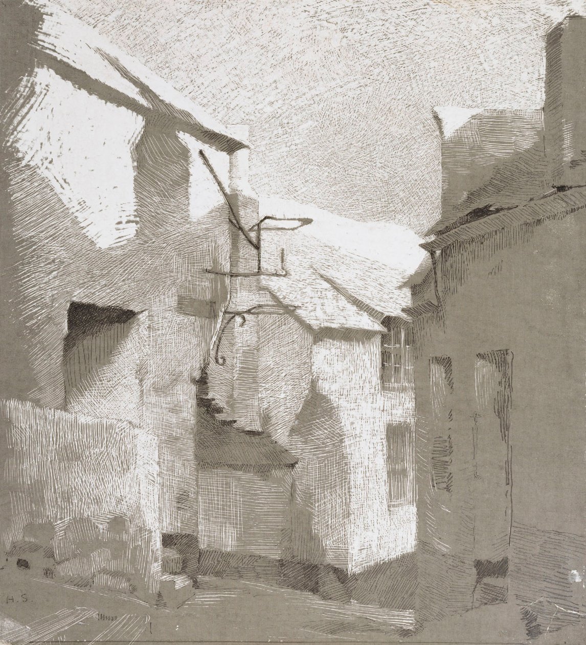Gata, St. Ives av Helene Schjerfbeck