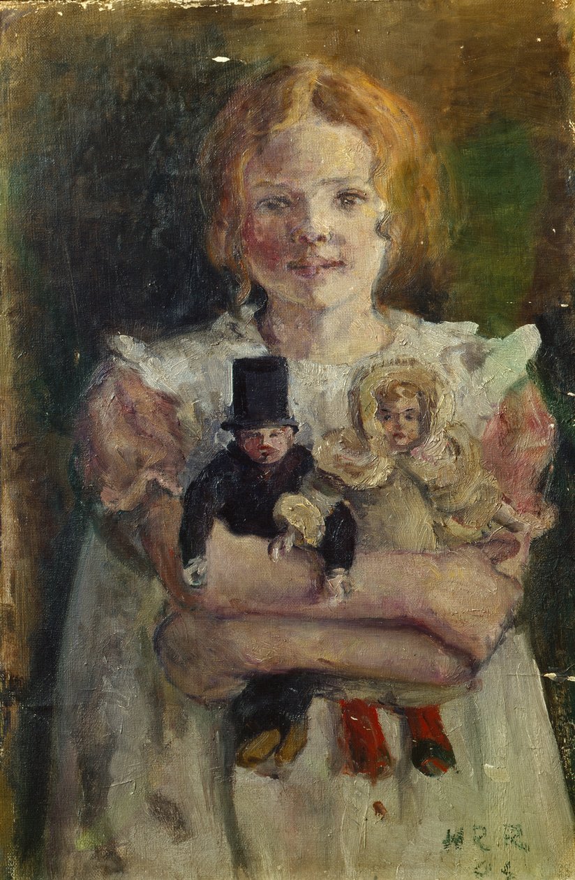 Porträtt av Borghild av Helga Ring Reusch