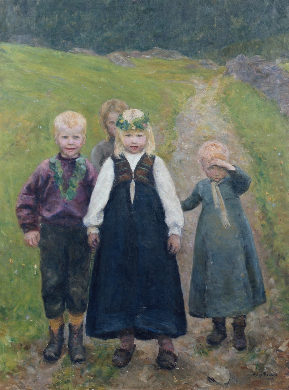 Små barns bröllopståg av Helga Ring Reusch