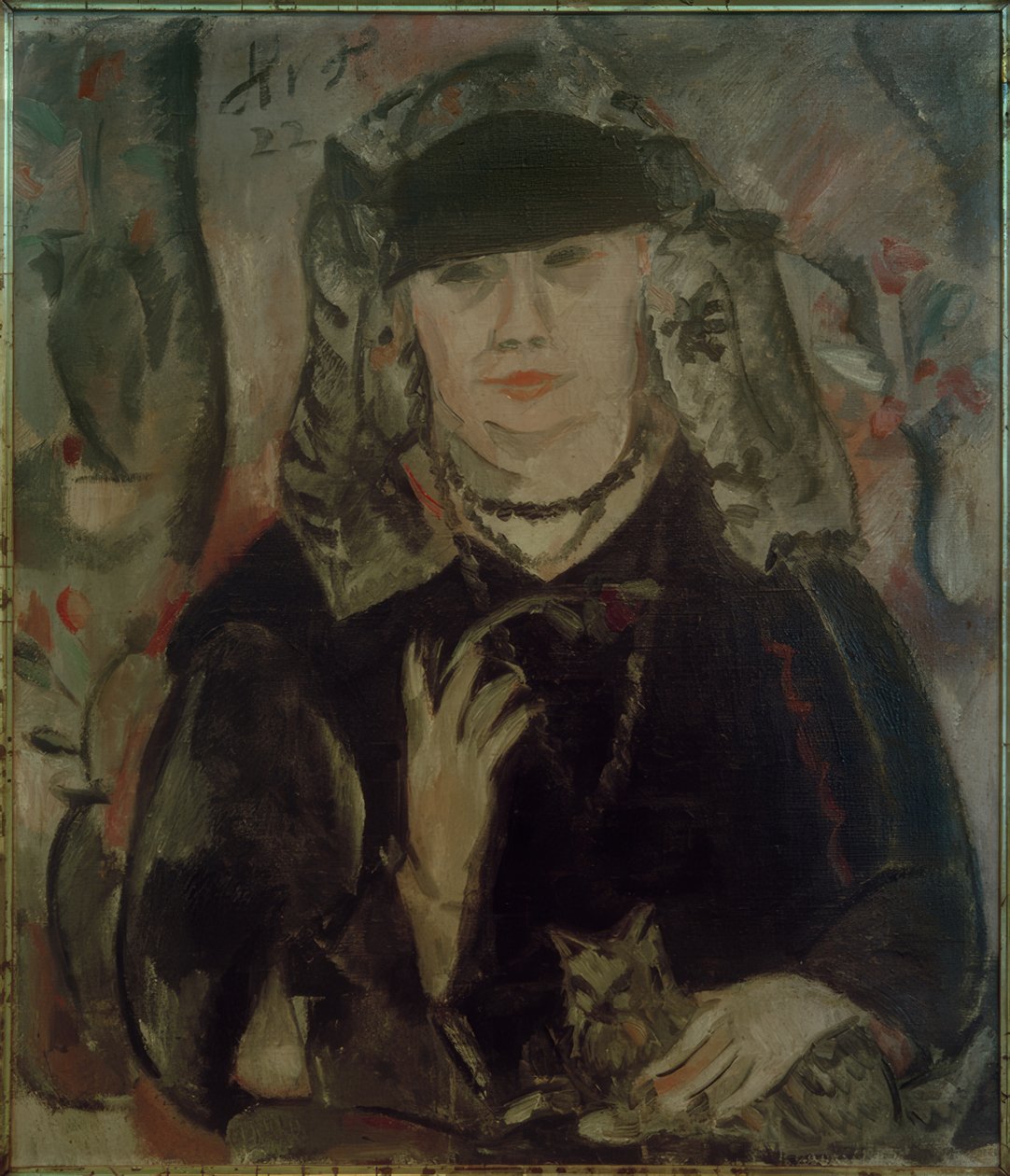 Porträtt av Madame Aås av Helmut Kolle