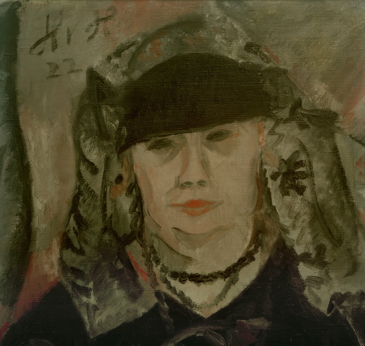 Porträtt av Madame Aås av Helmut Kolle