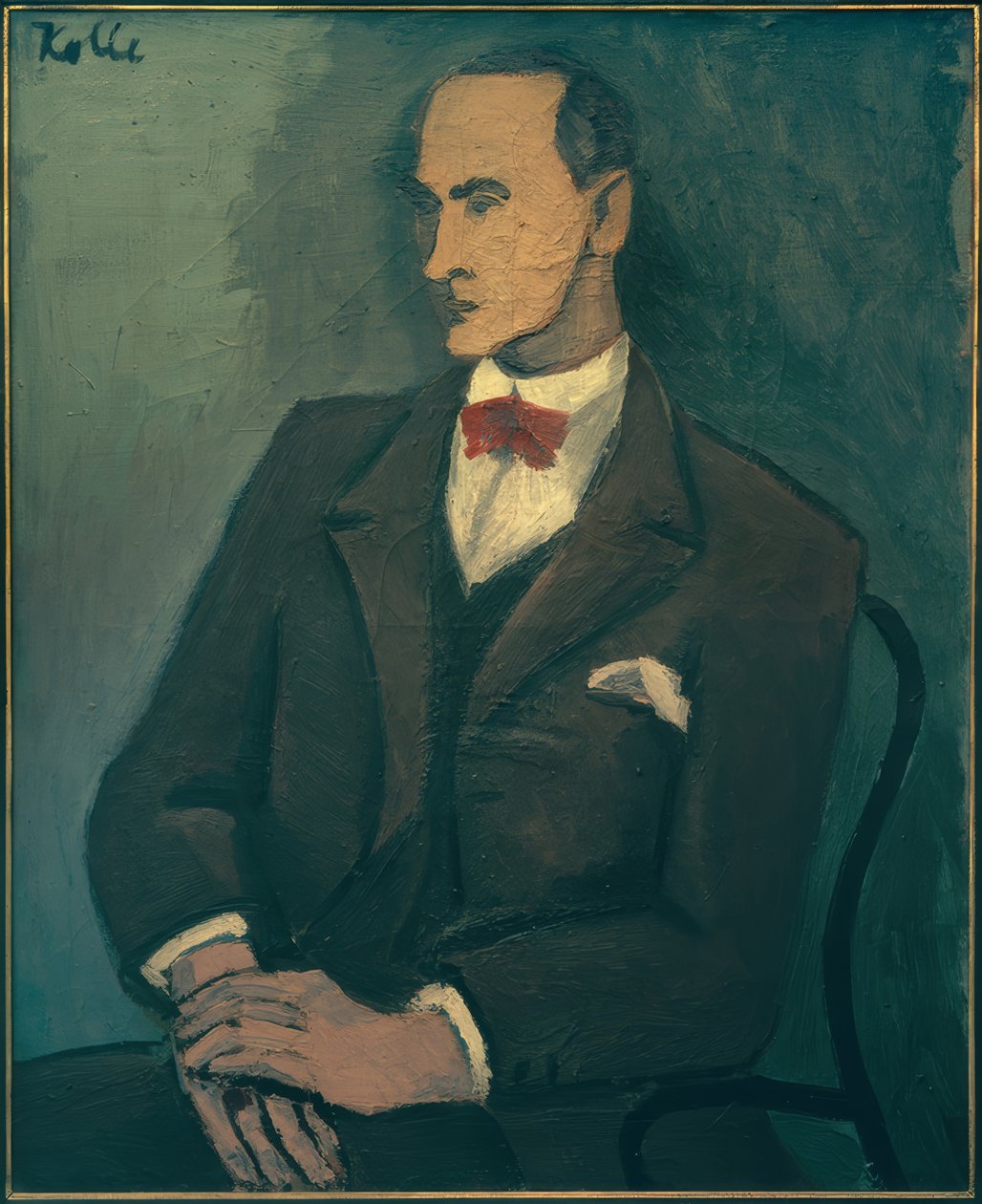 Porträtt av Wilhelm Uhde av Helmut Kolle