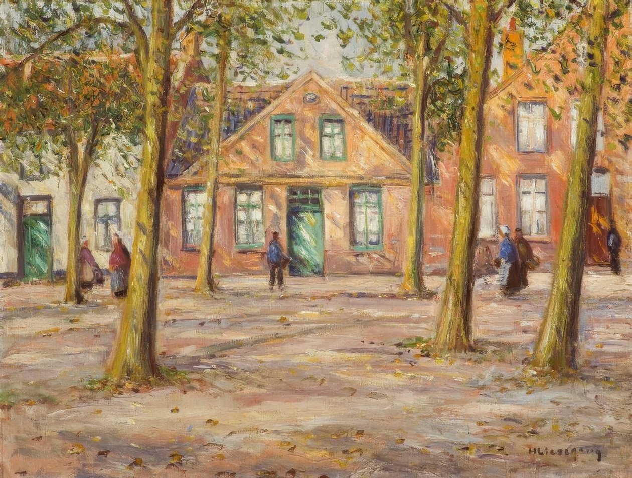 H.Liesegang, solig höstdag av Helmuth Liesegang
