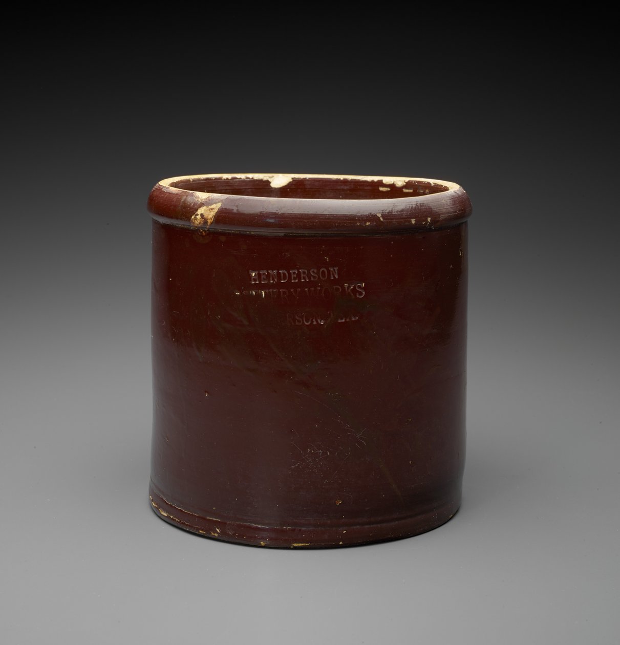 Jar, c. 1890-1894 (glidglaserat stengods) av Henderson Pottery Works Henderson Pottery Works