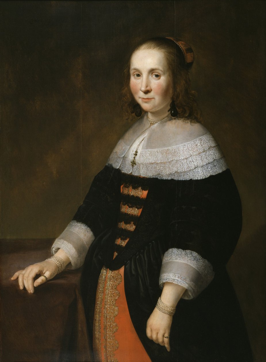 Porträtt av en kvinna, 1647 av Hendrick Bloemaert