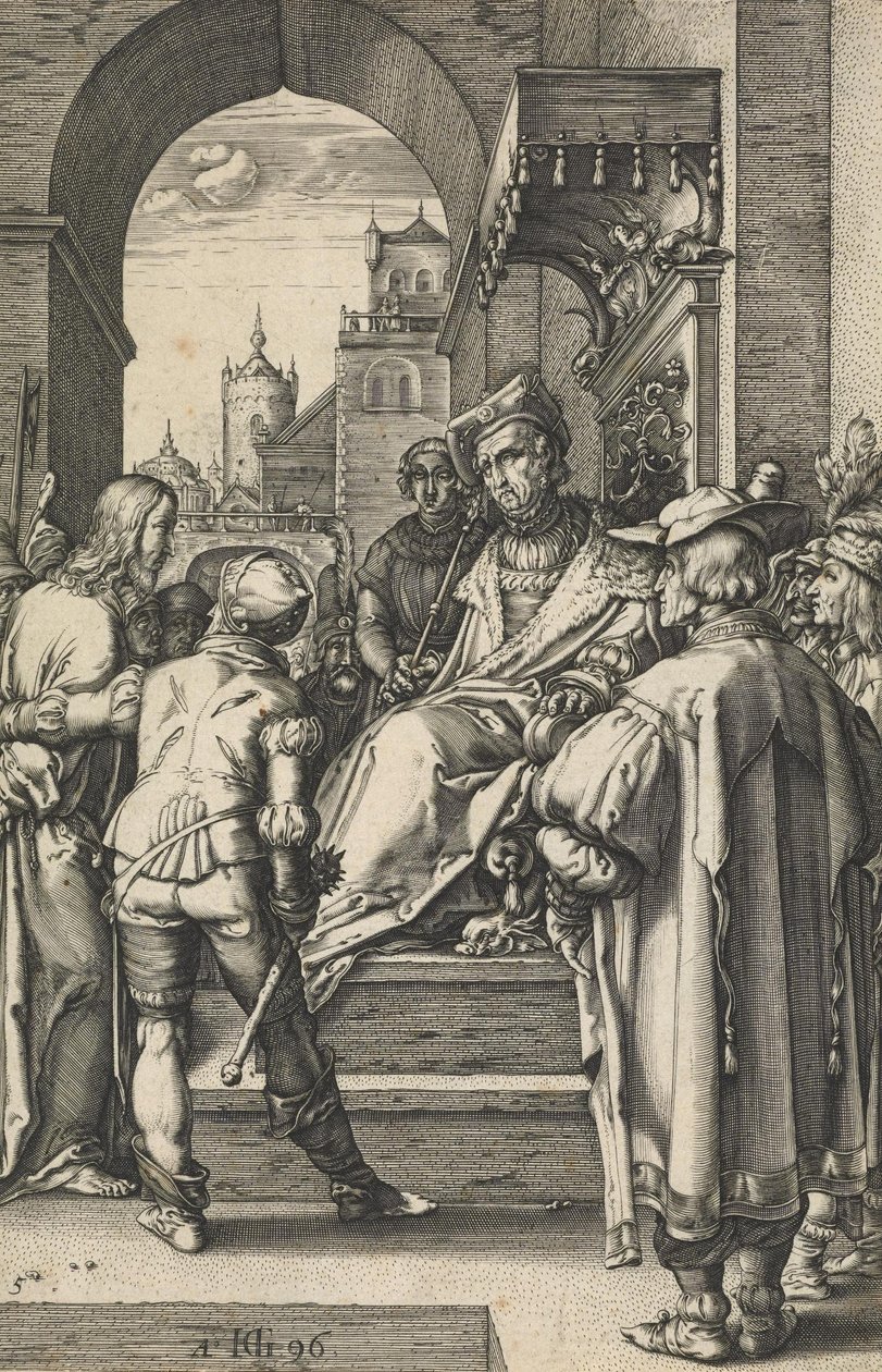 Kristus före Pilatus av Hendrik Goltzius