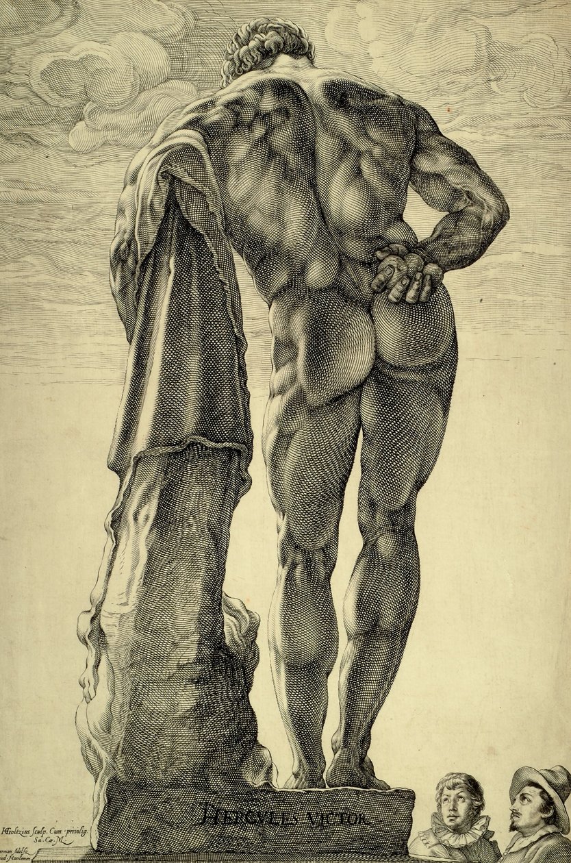 Farnese Hercules av Hendrik Goltzius