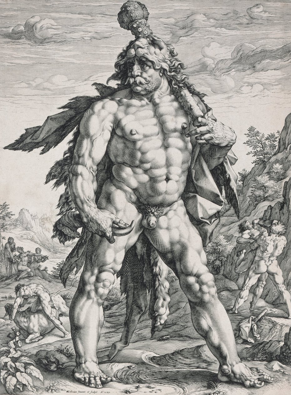 The Great Hercules av Hendrik Goltzius
