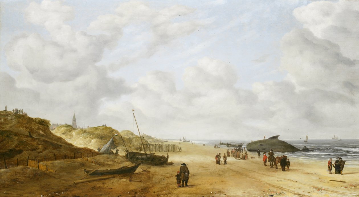 Utsikt över Scheveningen -sanden av Hendrick van Anthonissen