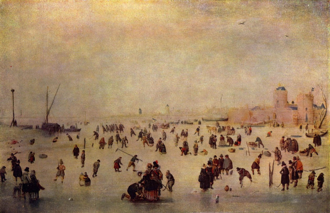 Skridskoscen av Hendrick Avercamp