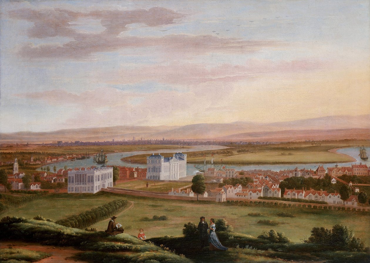 Vy över Greenwich och Queen
