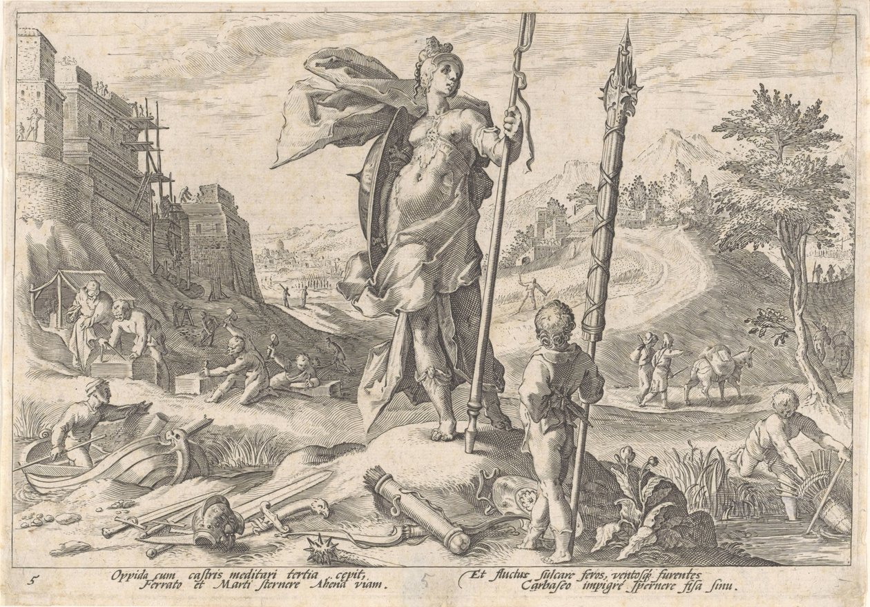 Bronsåldern Ovidius metamorfoser (serietitel) av Hendrick Goltzius (workshop of)