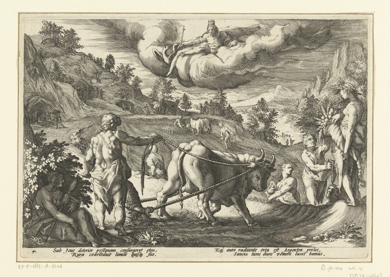 Silveråldern Ovidius metamorfoser (serietitel) av Hendrick Goltzius (workshop of)