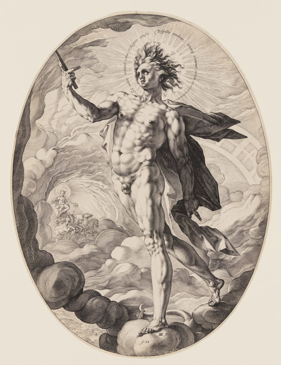 Apollo av Hendrick Goltzius