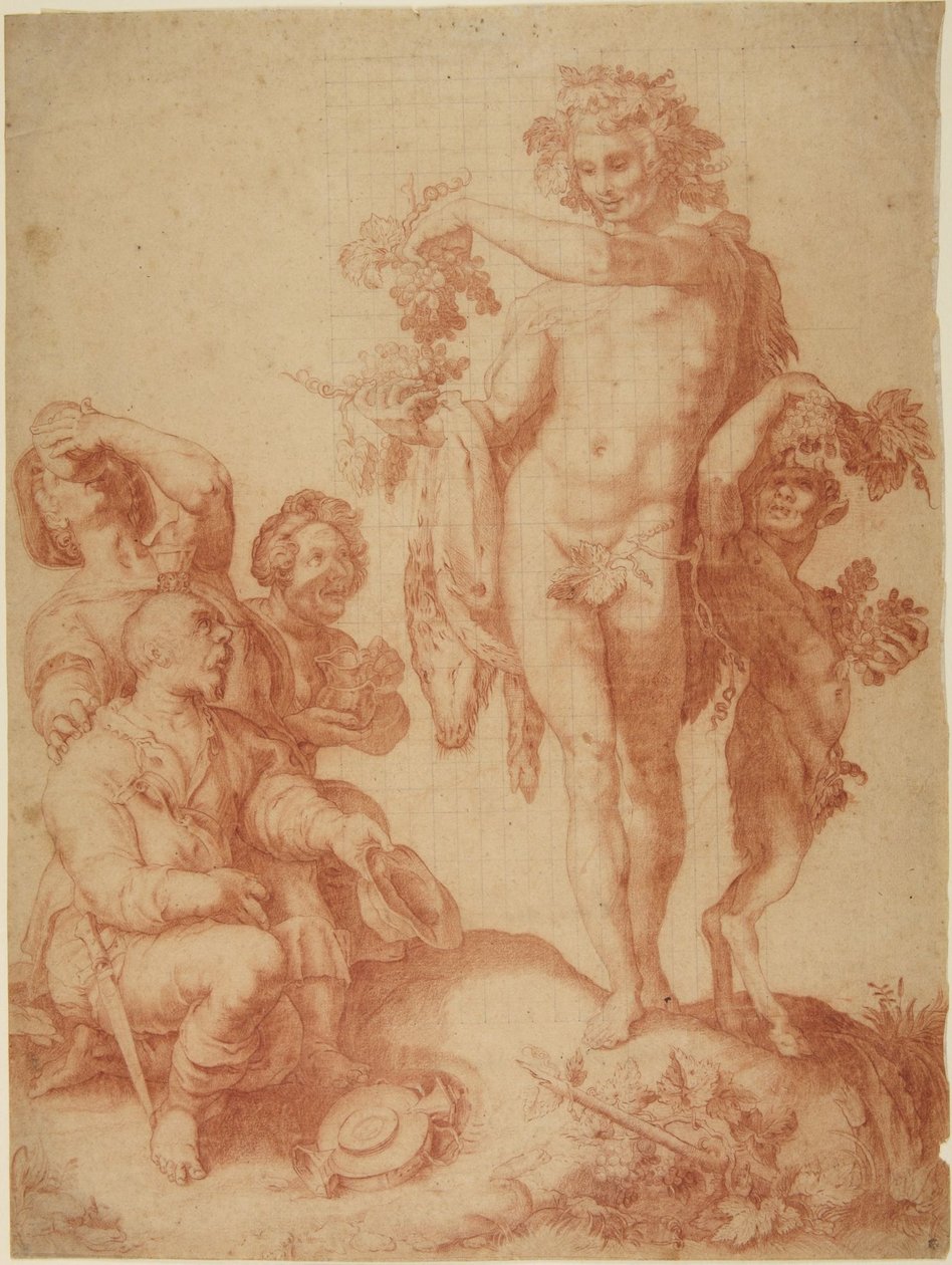 Bacchus av Hendrick Goltzius