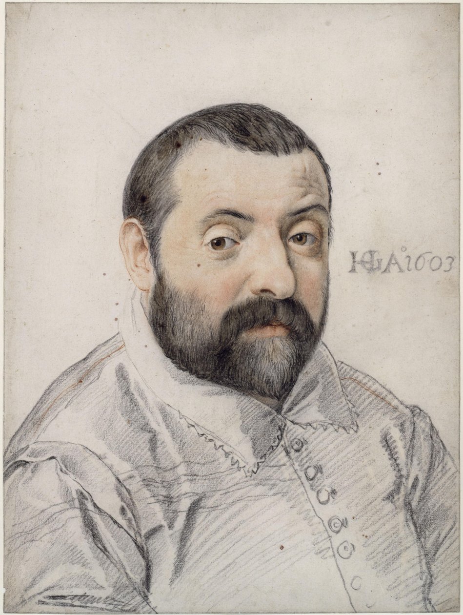 Porträtt av Jacopo Palma den yngre av Hendrick Goltzius
