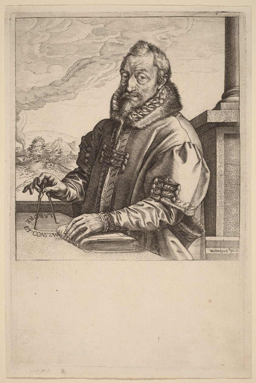 Christopher Plantin av Hendrick Goltzius