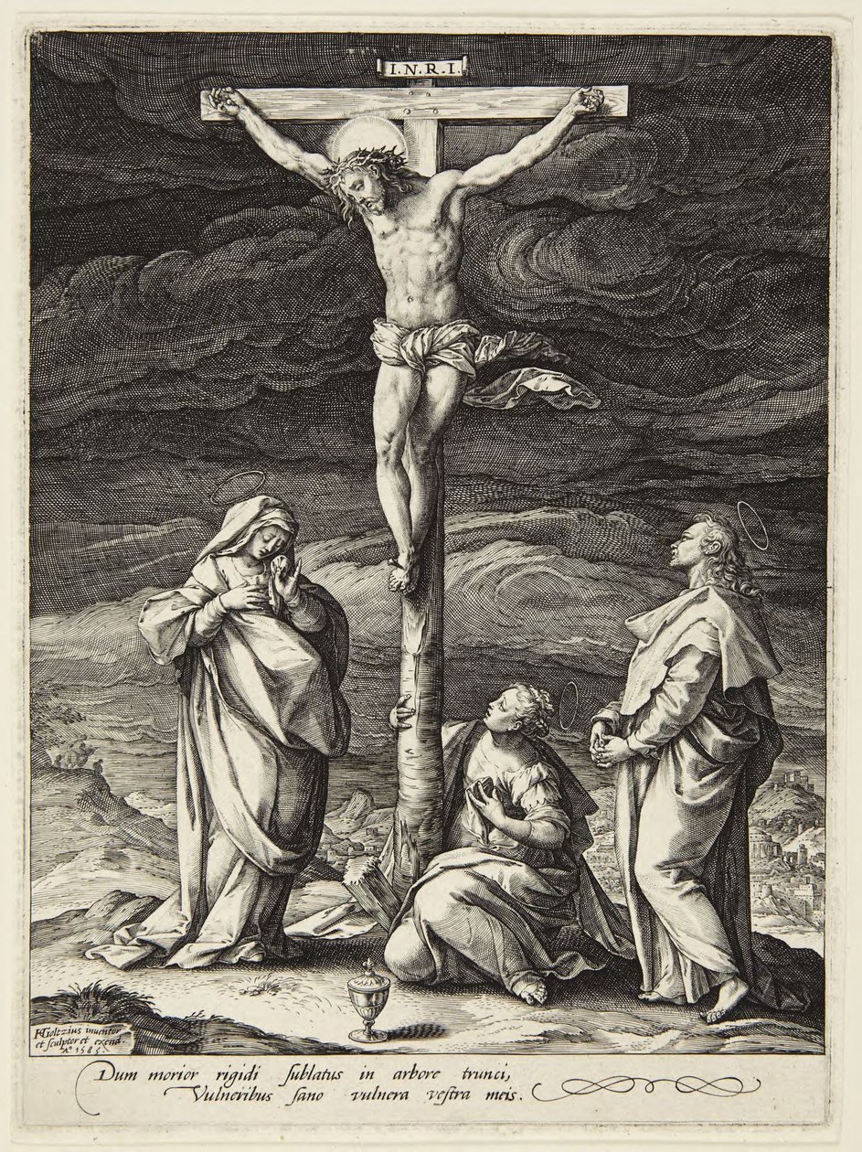 Korsfästelse av Hendrick Goltzius