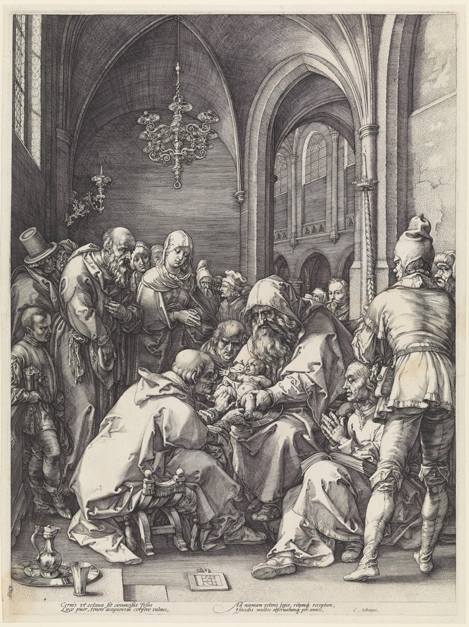Omskärelsen av Hendrick Goltzius